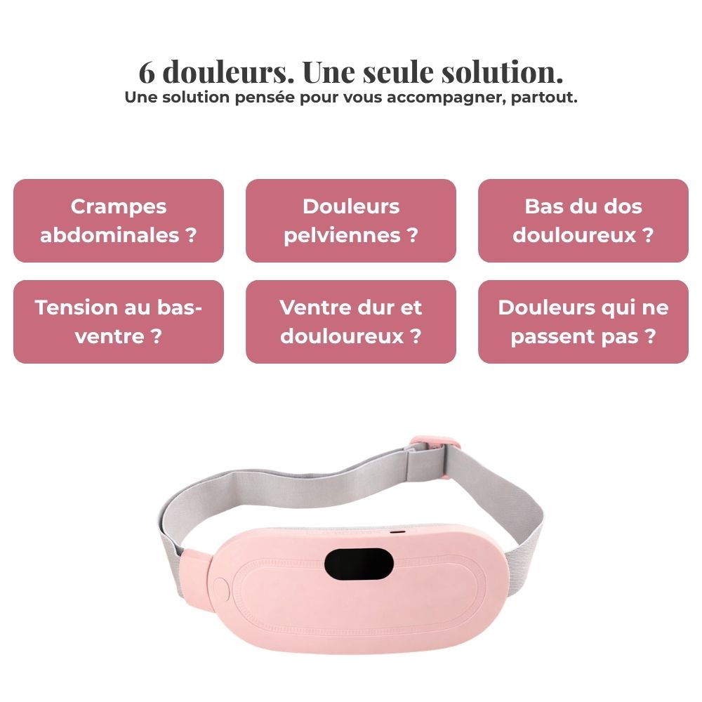 Limea – Ceinture chauffante pour soulager les règles douloureuses