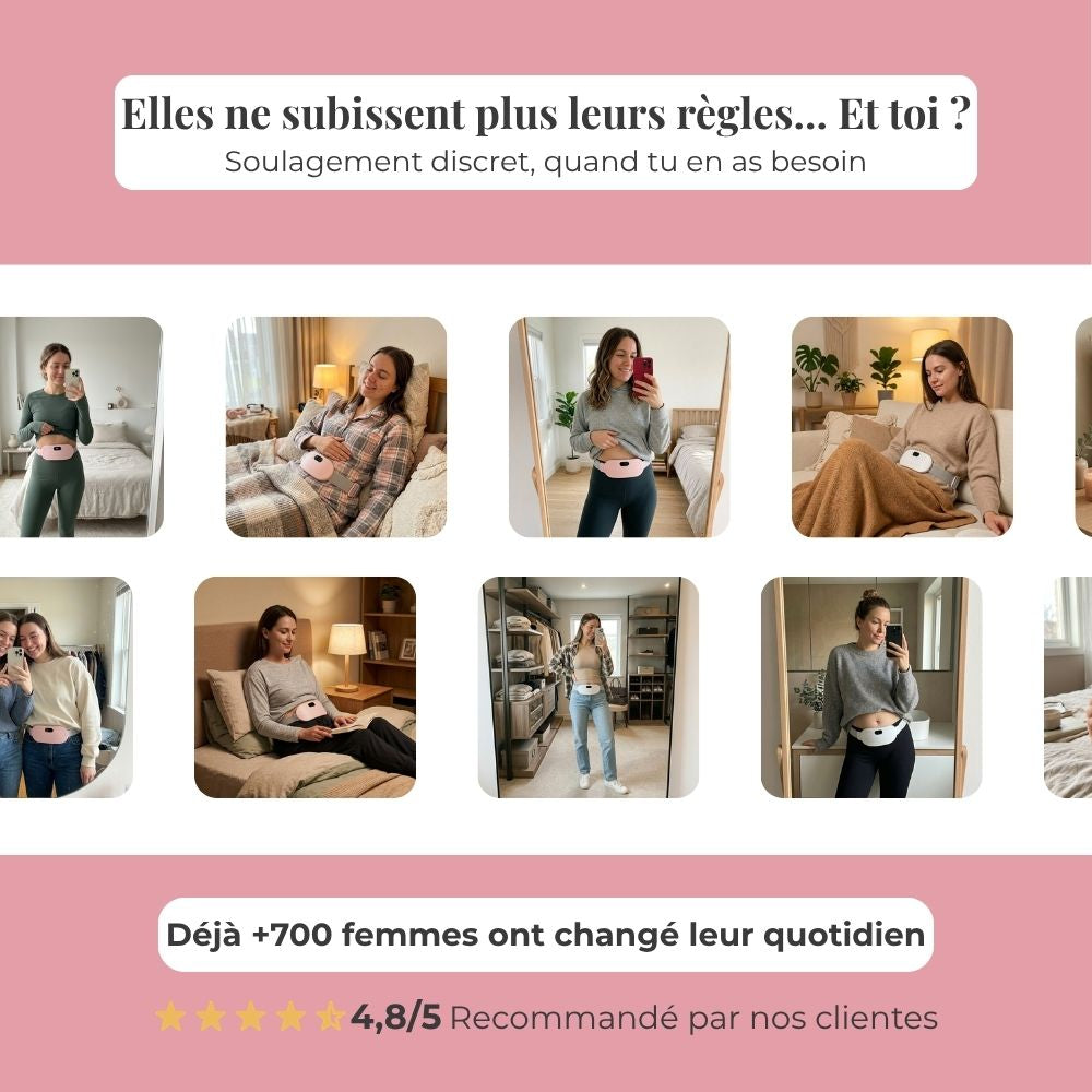 Limea – Ceinture chauffante pour soulager les règles douloureuses